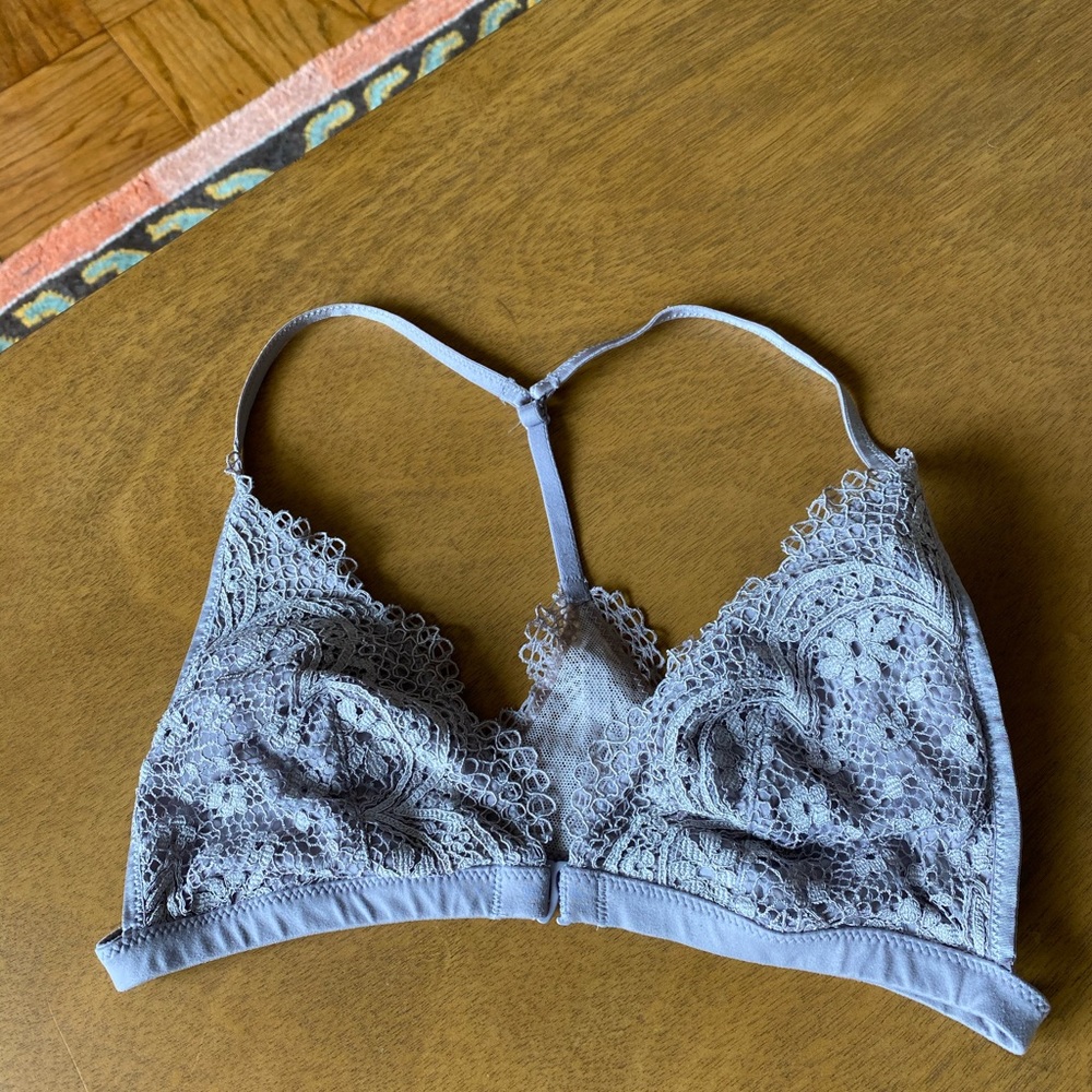Lace Front Closure Racerback Bra